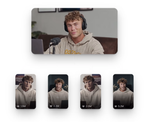 UI Illustration that is splitting into multiple people